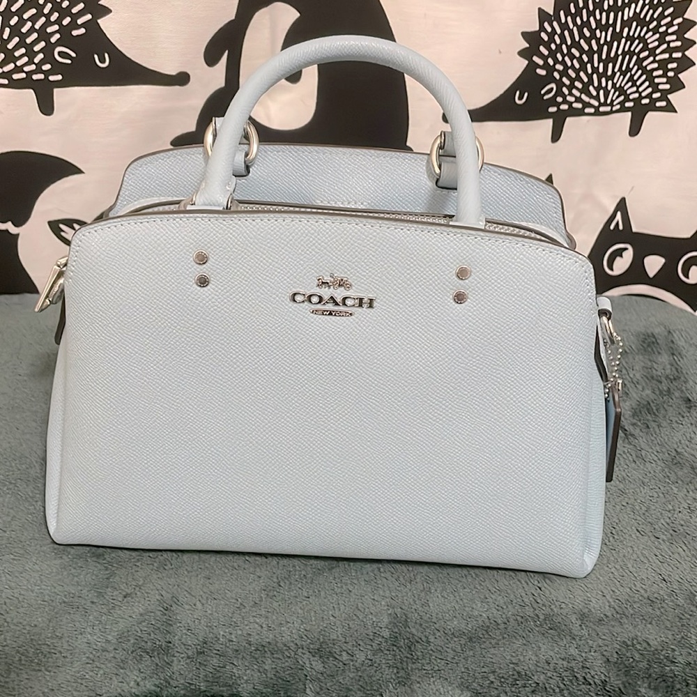 Coach Mini Lillie Carryall Purse with detachable crossbody strap